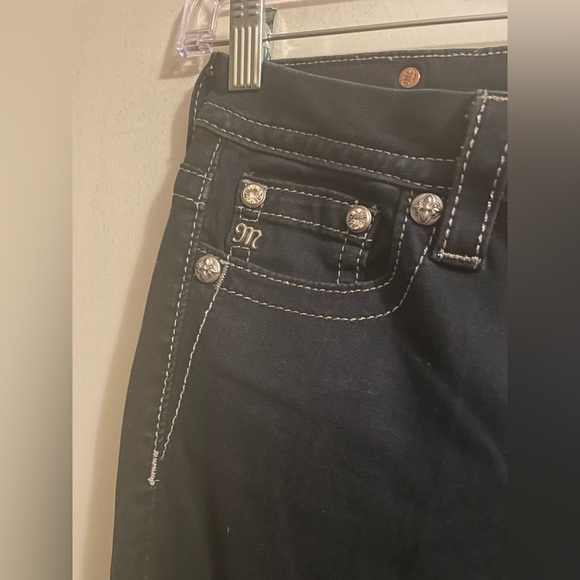 Miss Me Signature Skinny Jeans Dark Blue Size 28 - Picture 9 of 16